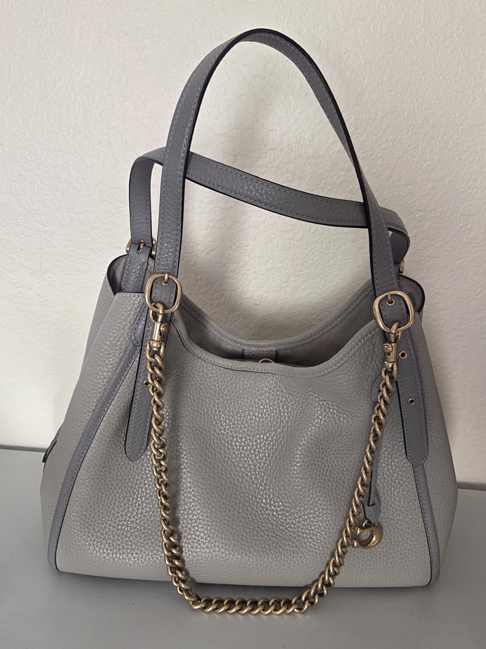 Coach Lori Shoulder Bag in DoveGrey Colorblock